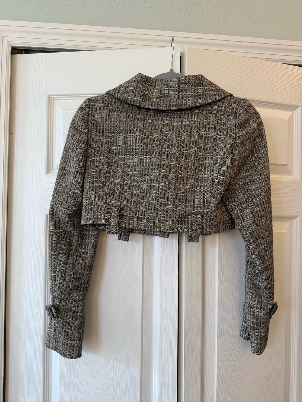 Walter wool cropped blazer jacket size 0 - Picture 2 of 5